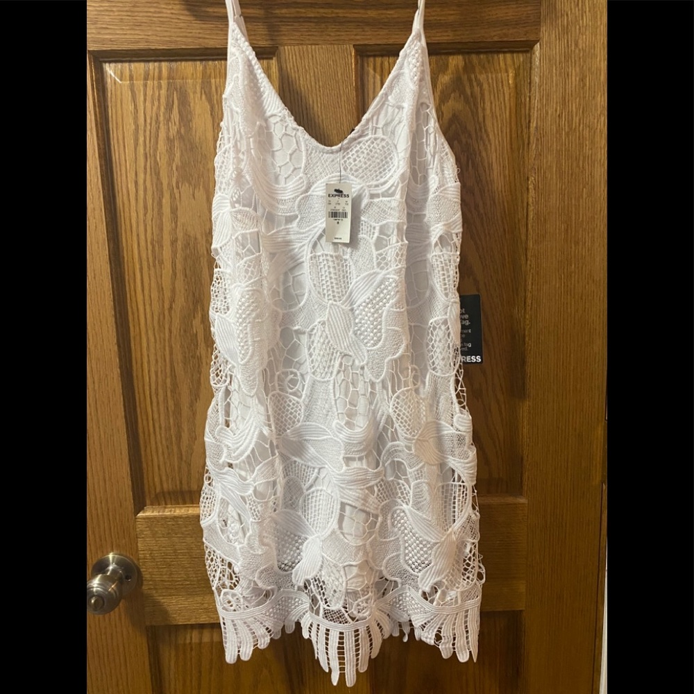 Express White Mini Dress